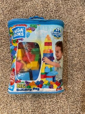 [Big Blok] Big Building Bag - Multicolor Preschool Construction Toy